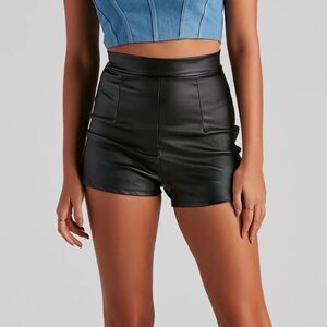 Windsor Faux Leather Shorts